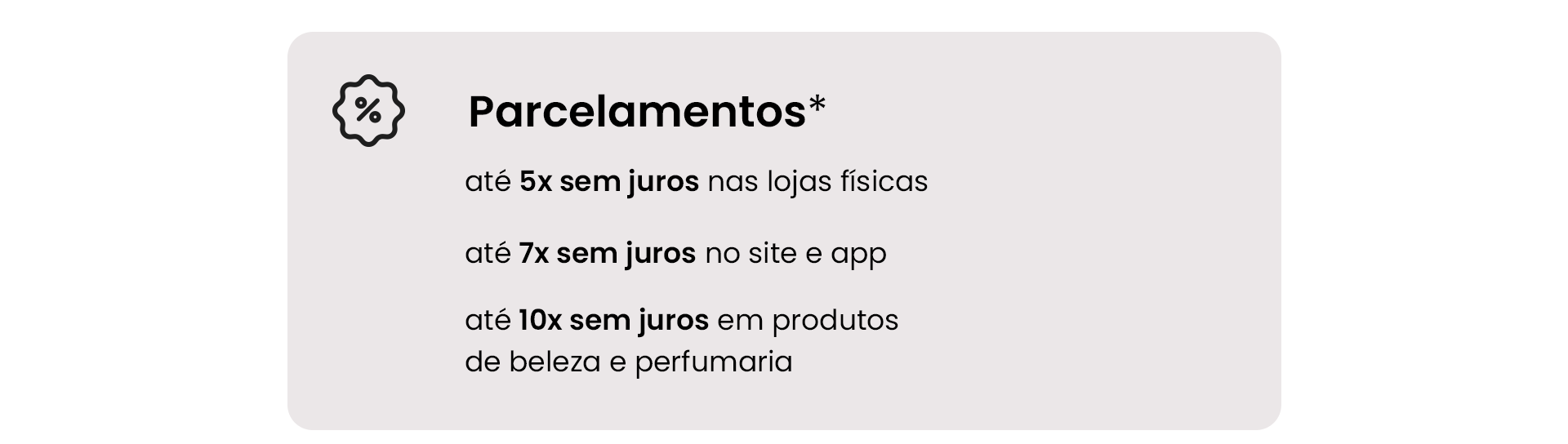 Parcelamentos